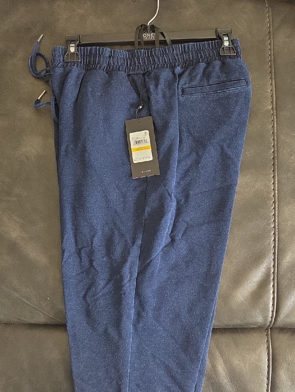 NWT Women's Navy Drawstring Casual Pants